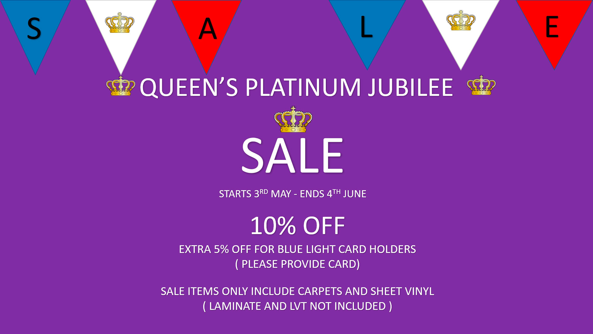 Jubilee Sale